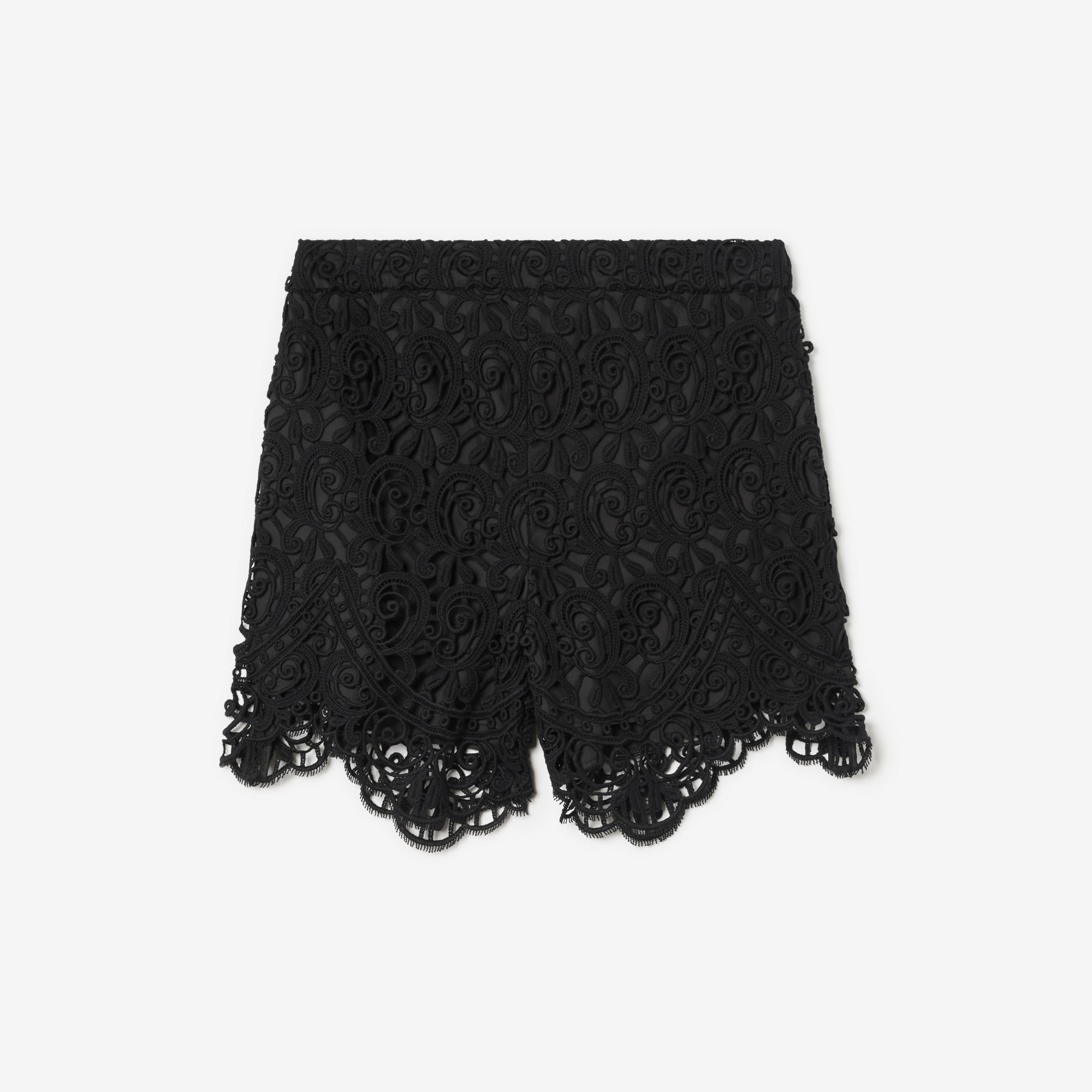Macramé Lace Shorts - 1