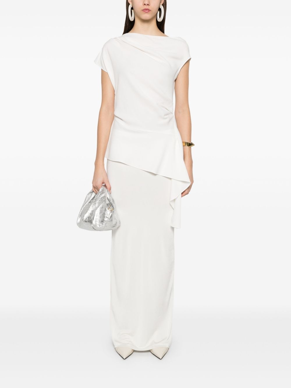 pleat-detailed top - 2