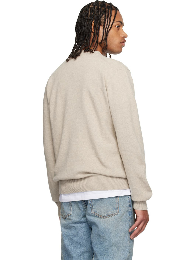 Beige Eco-Cashmere Cardigan 3