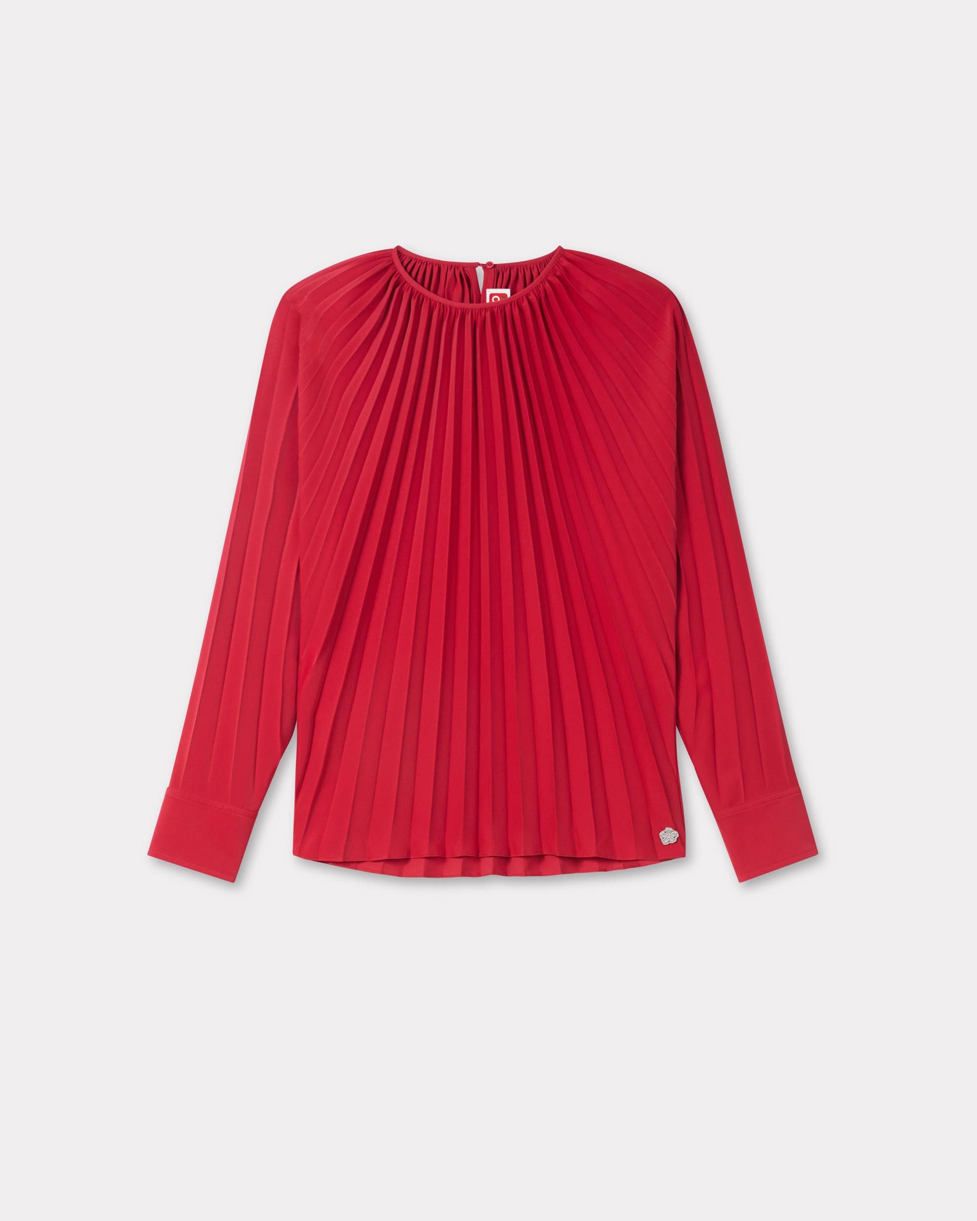 'Sun-ray' pleated blouse - 1