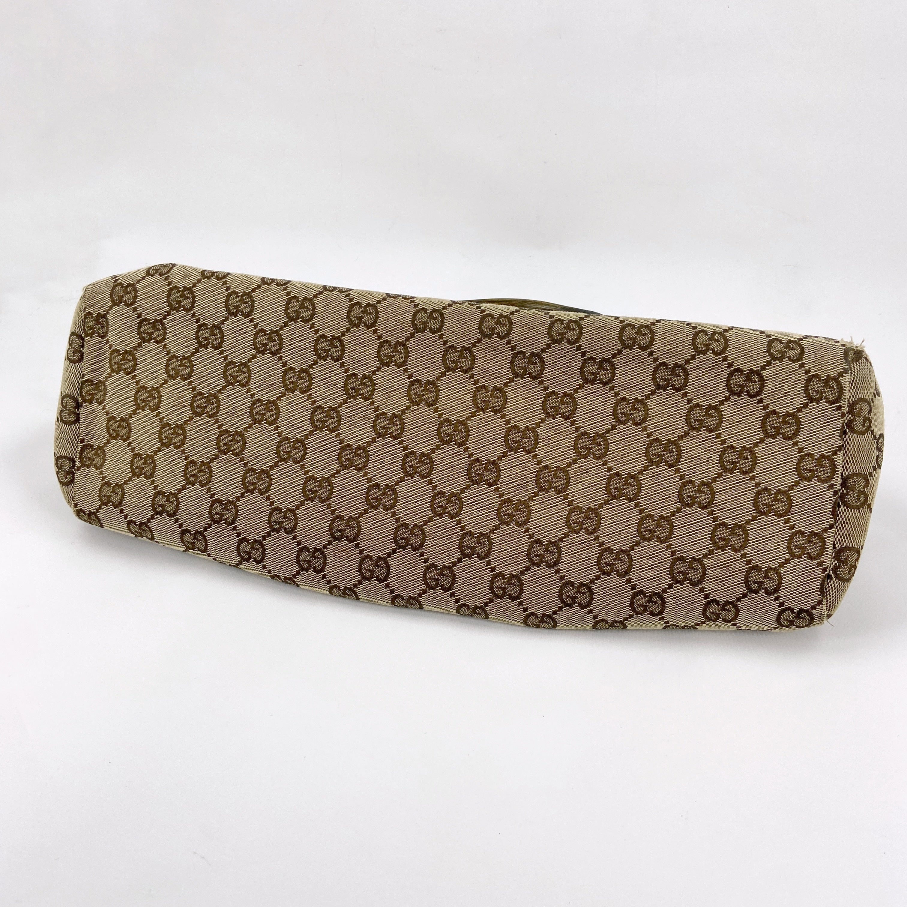 Gucci Fall 2002 Tom Ford Classic Brown Monogram Doctors Bag - 15