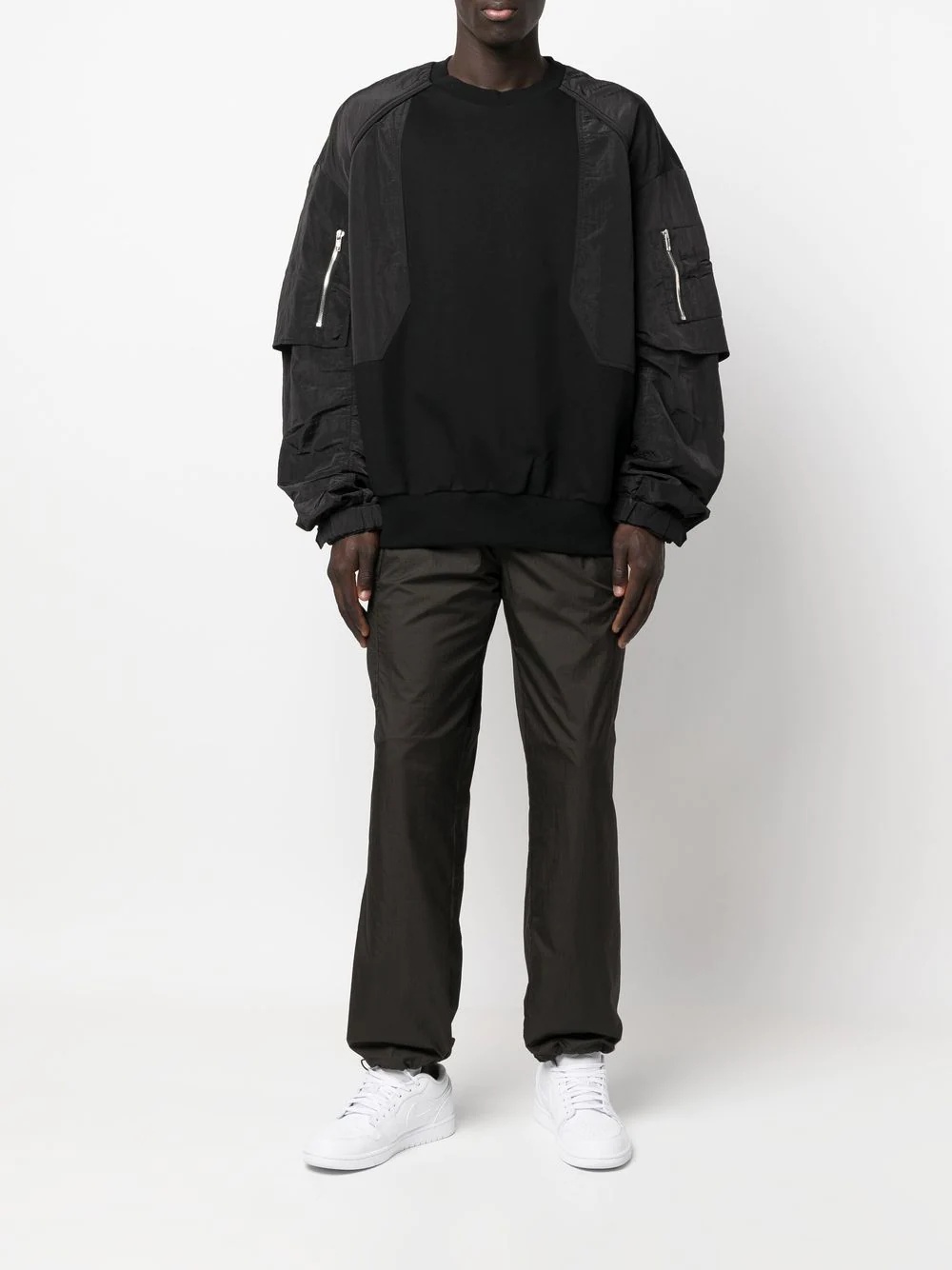 long-sleeve crew-neck sweatshirt - 2