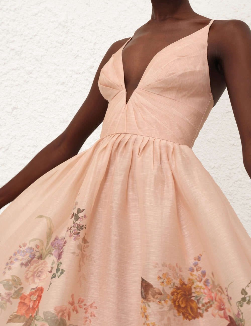 【Zimmermann】PAVILION V NECK MIDI DRESS Vネック ミディ Zimmermann PAVILION V NECK MIDI DRESS | REVERSIBLE