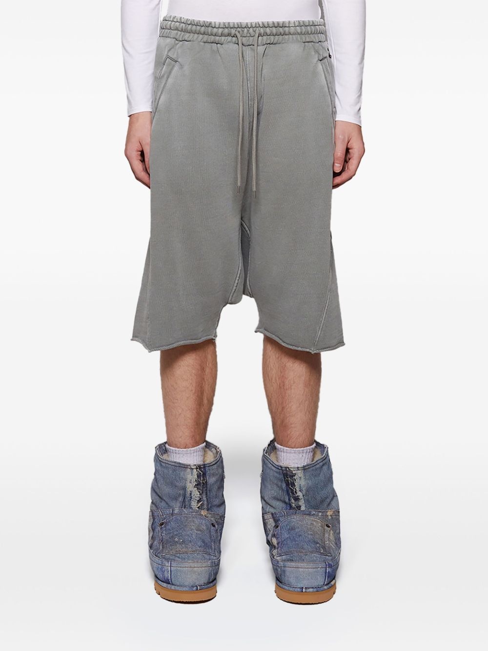 Heavy drop-crotch shorts - 3