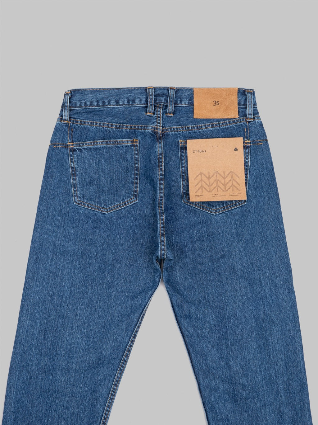 3sixteen CT-101xs Stonewashed Indigo Selvedge Classic Tapered Jeans (2024 Version) - 12