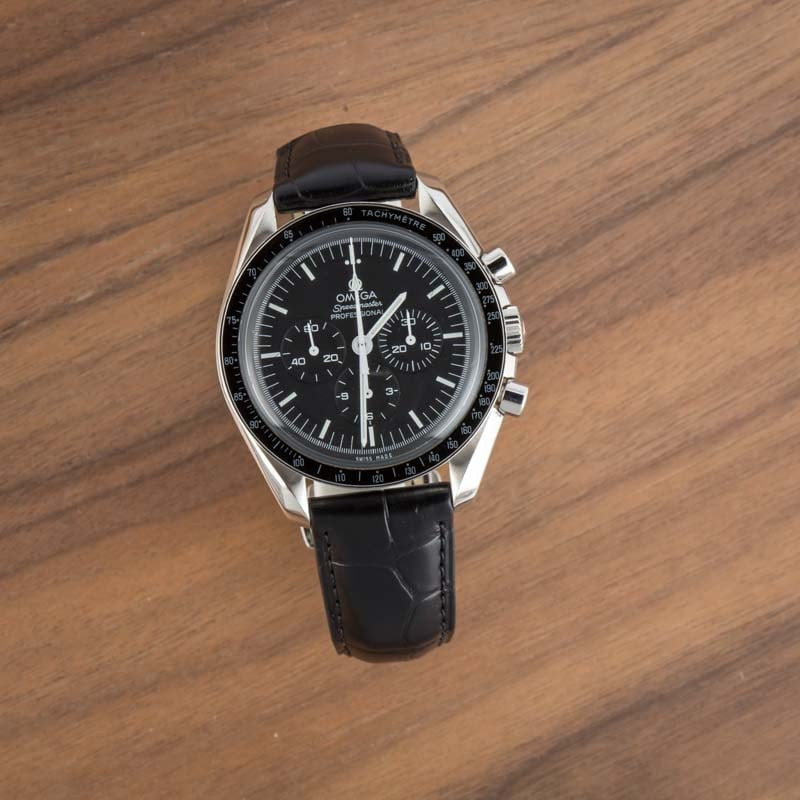 Preowned Omega Speedmaster Professional Moonwatch Black - 5