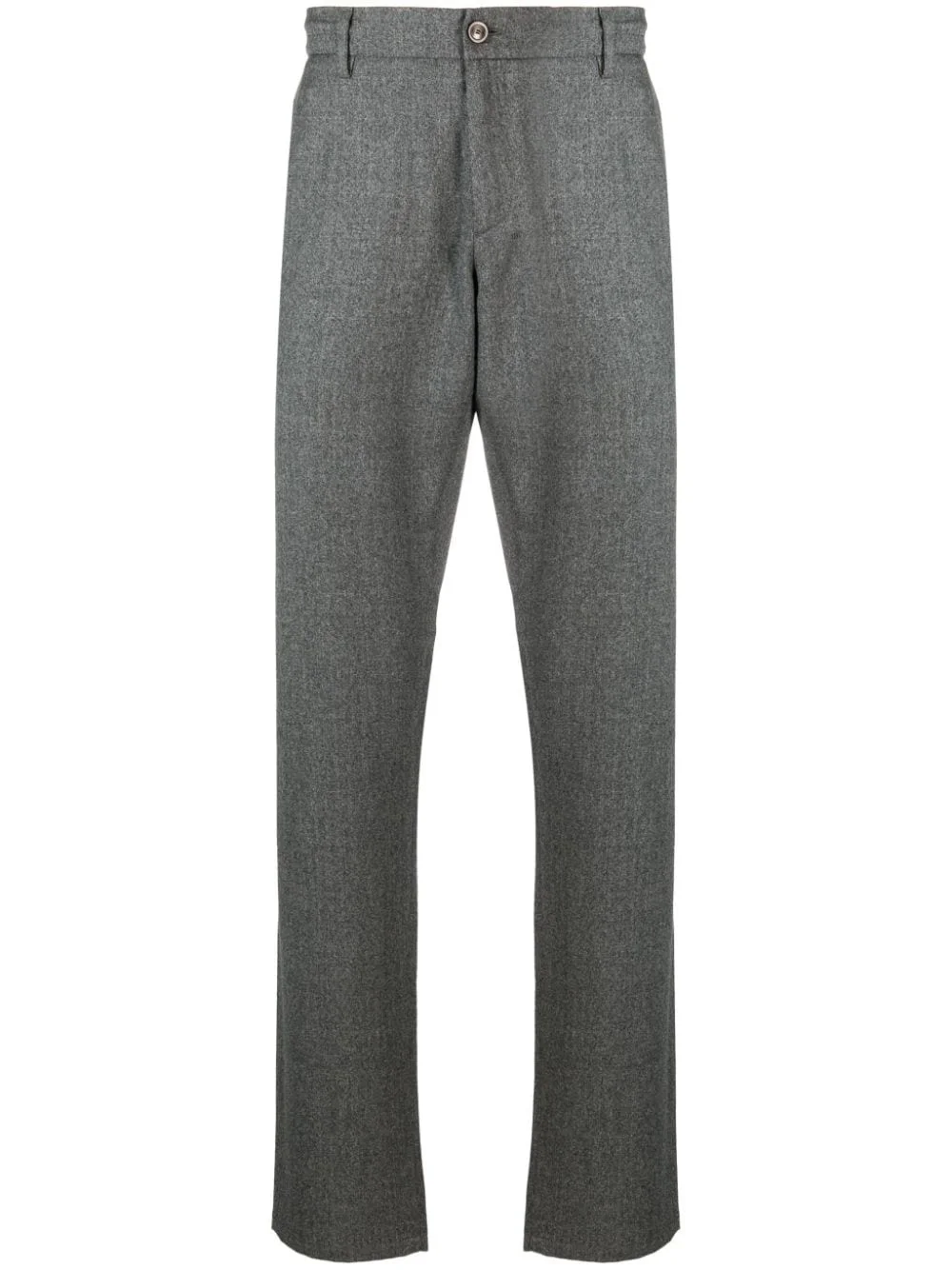 straight-leg wool trousers - 1