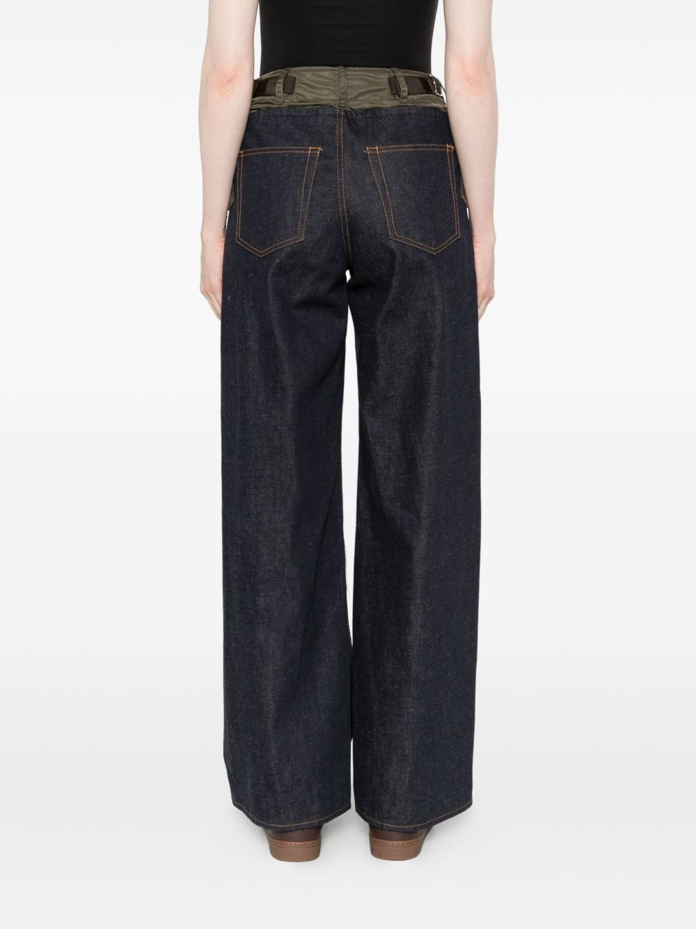 Sacai Women Denim Cotton Jeans - 2