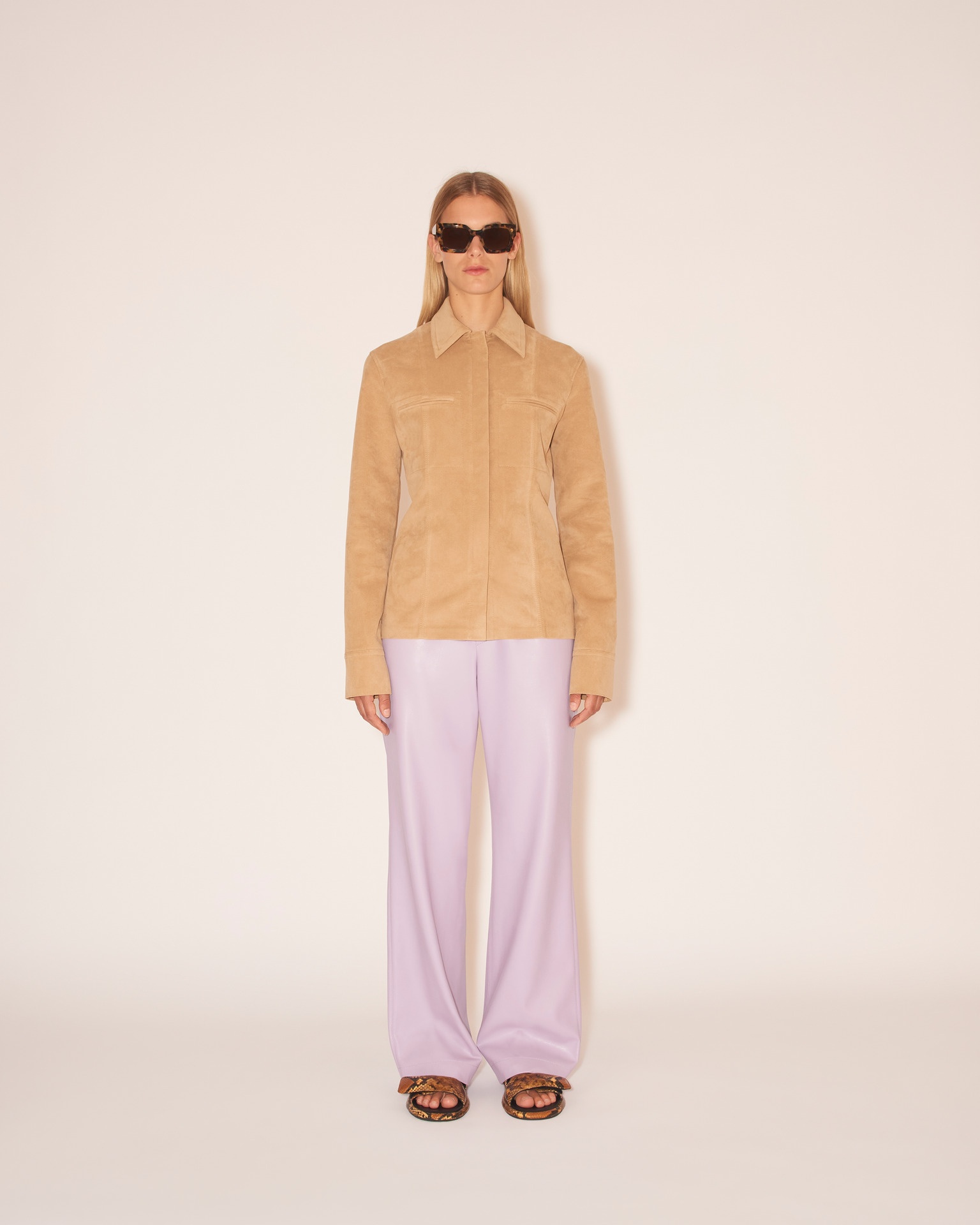 ENIA - Suede jacket - Sand/brown - 4