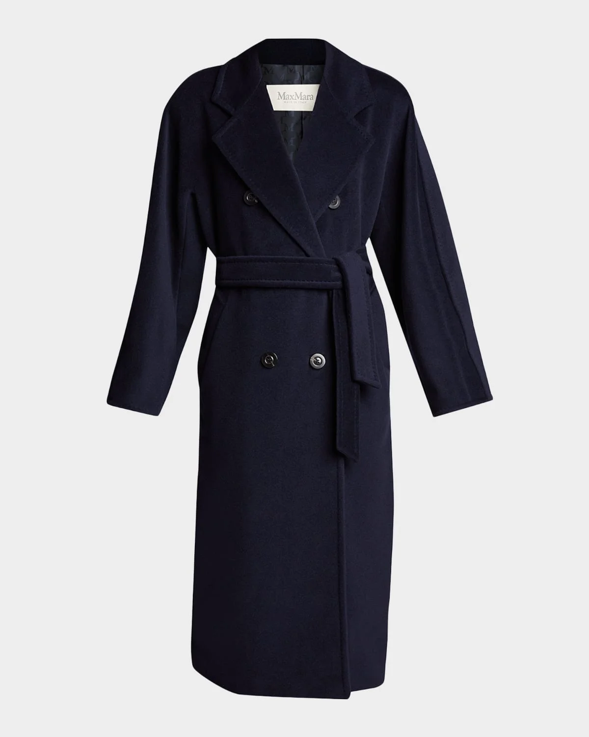 Madame Belted Wool/Cashmere Coat - 1