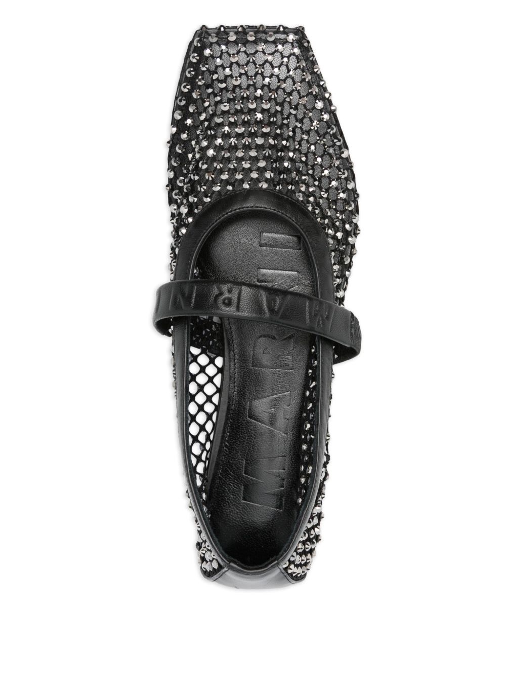 crystal-embellished ballet flats - 4