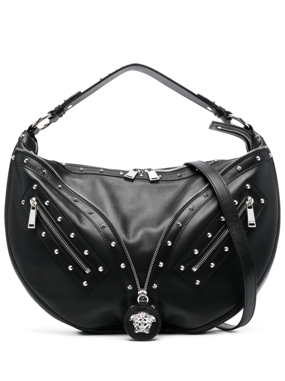 Repeat leather shoulder bag - 1