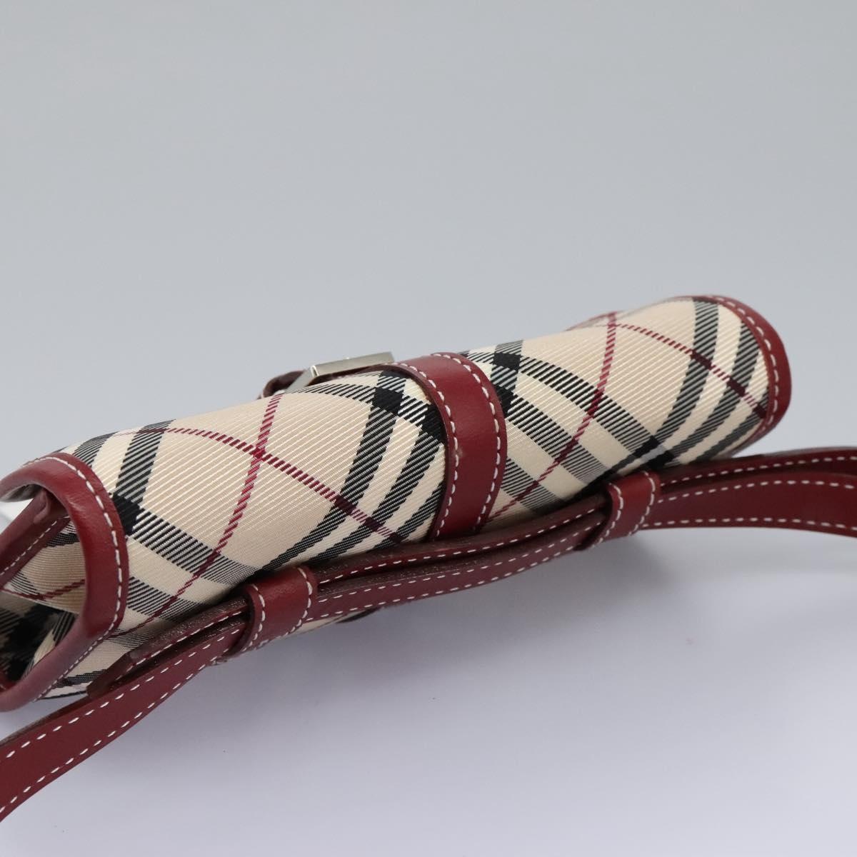 Burberry Nova Check Blue Label Waist Bag Canvas Beige - 6