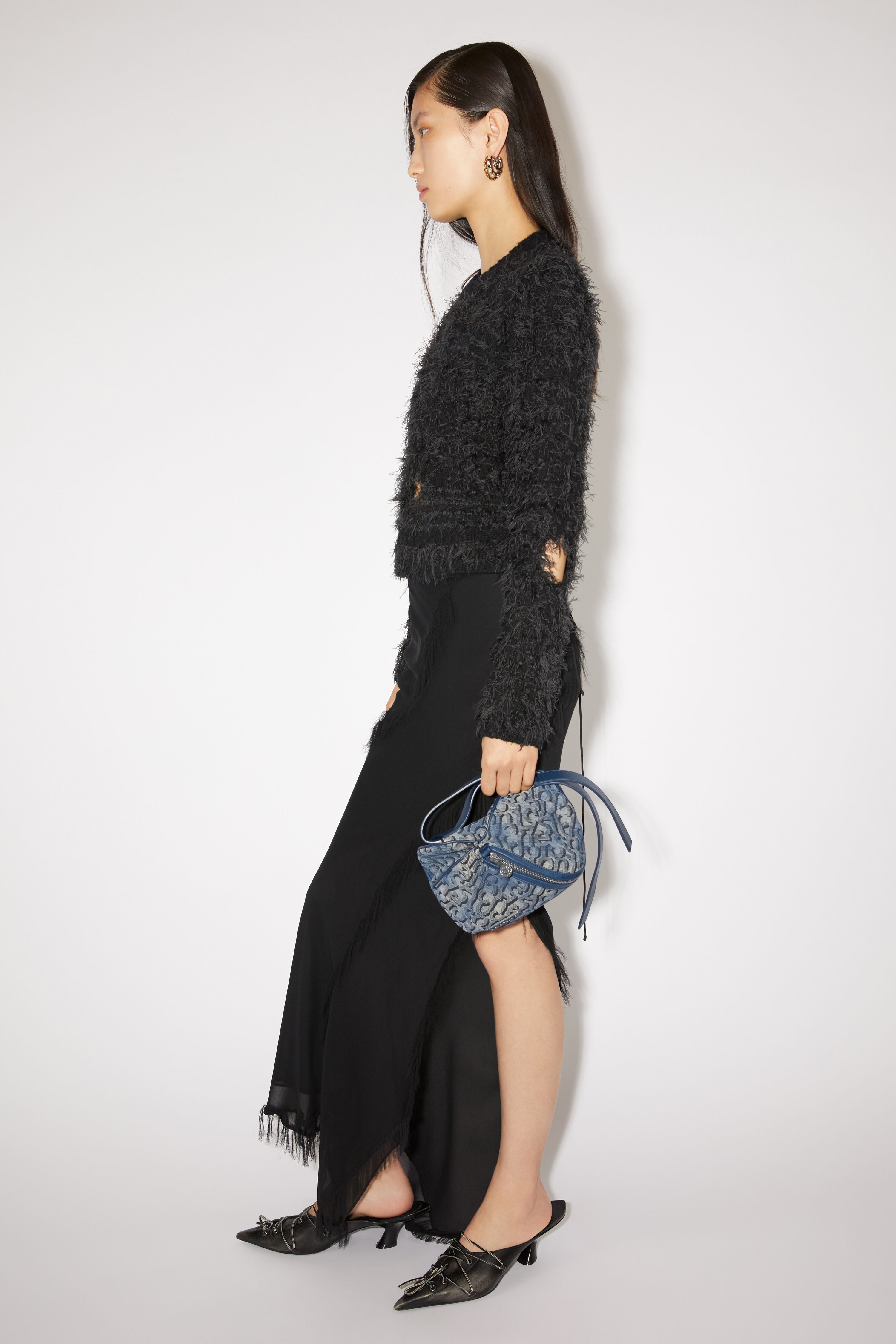 Monogram mini pouch - Denim Blue - 2