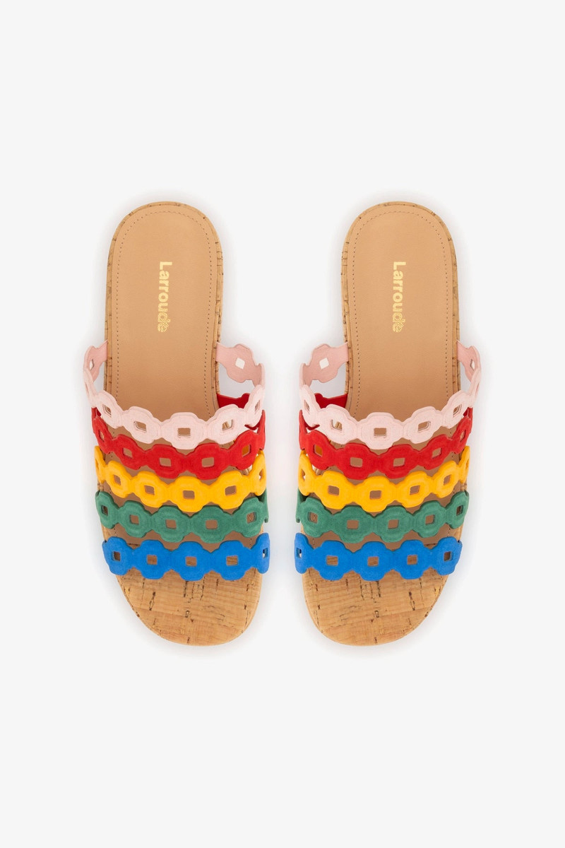 Charli Mule In Multicolor Leather 6