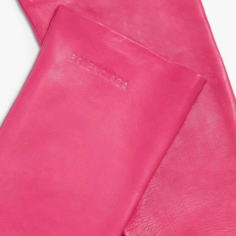 BALENCIAGA Women's Long Gloves in Rose outlook