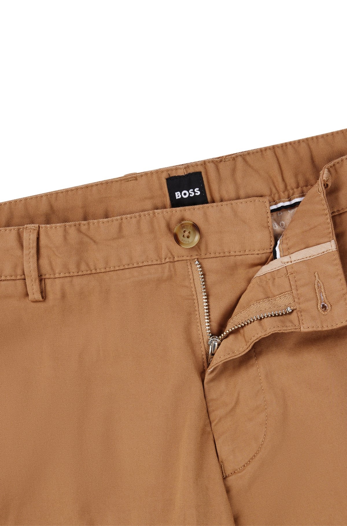 SLIM-FIT SHORTS IN STRETCH-COTTON GABARDINE - 6