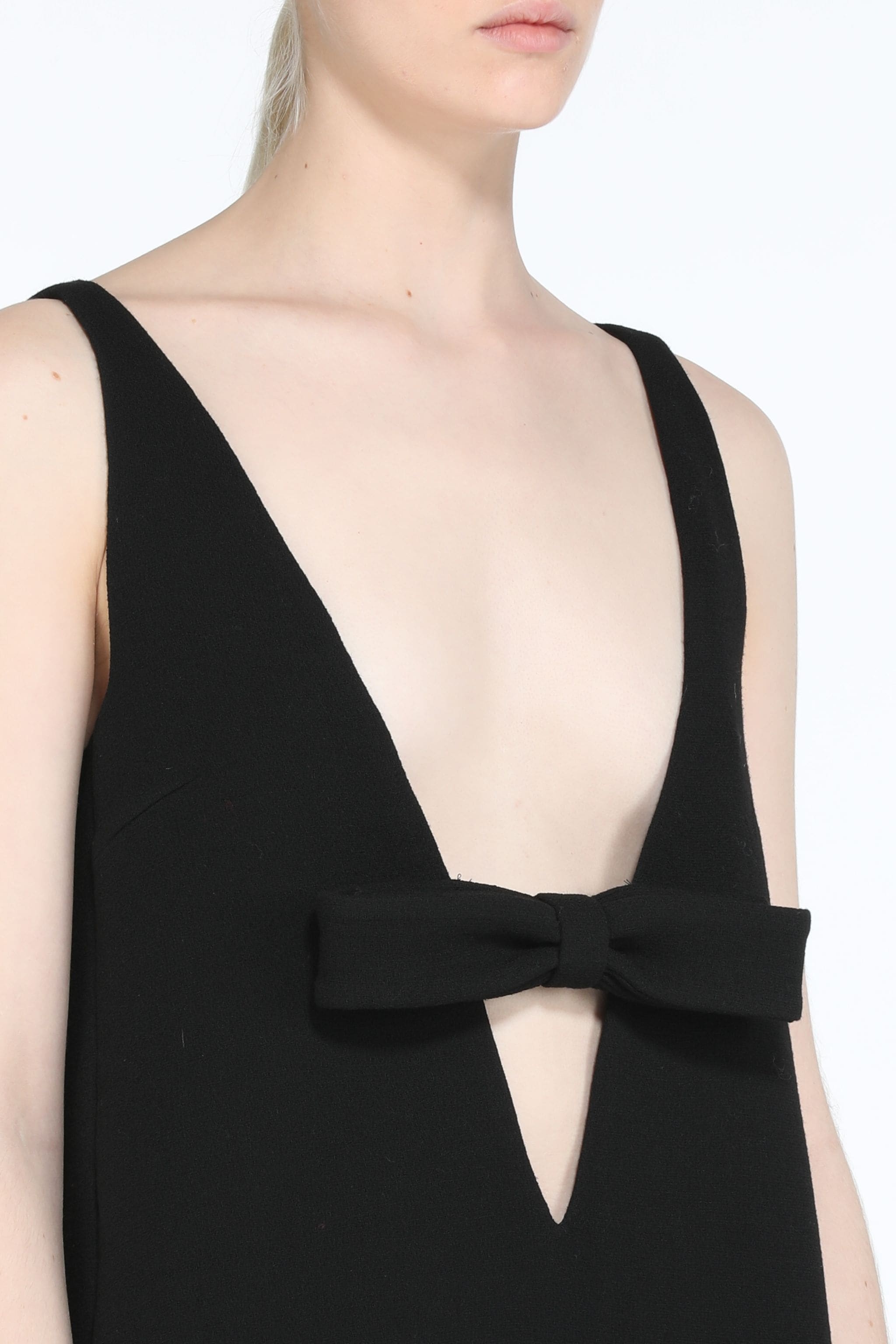 BOW-EMBELLISHED MINI DRESS - 5