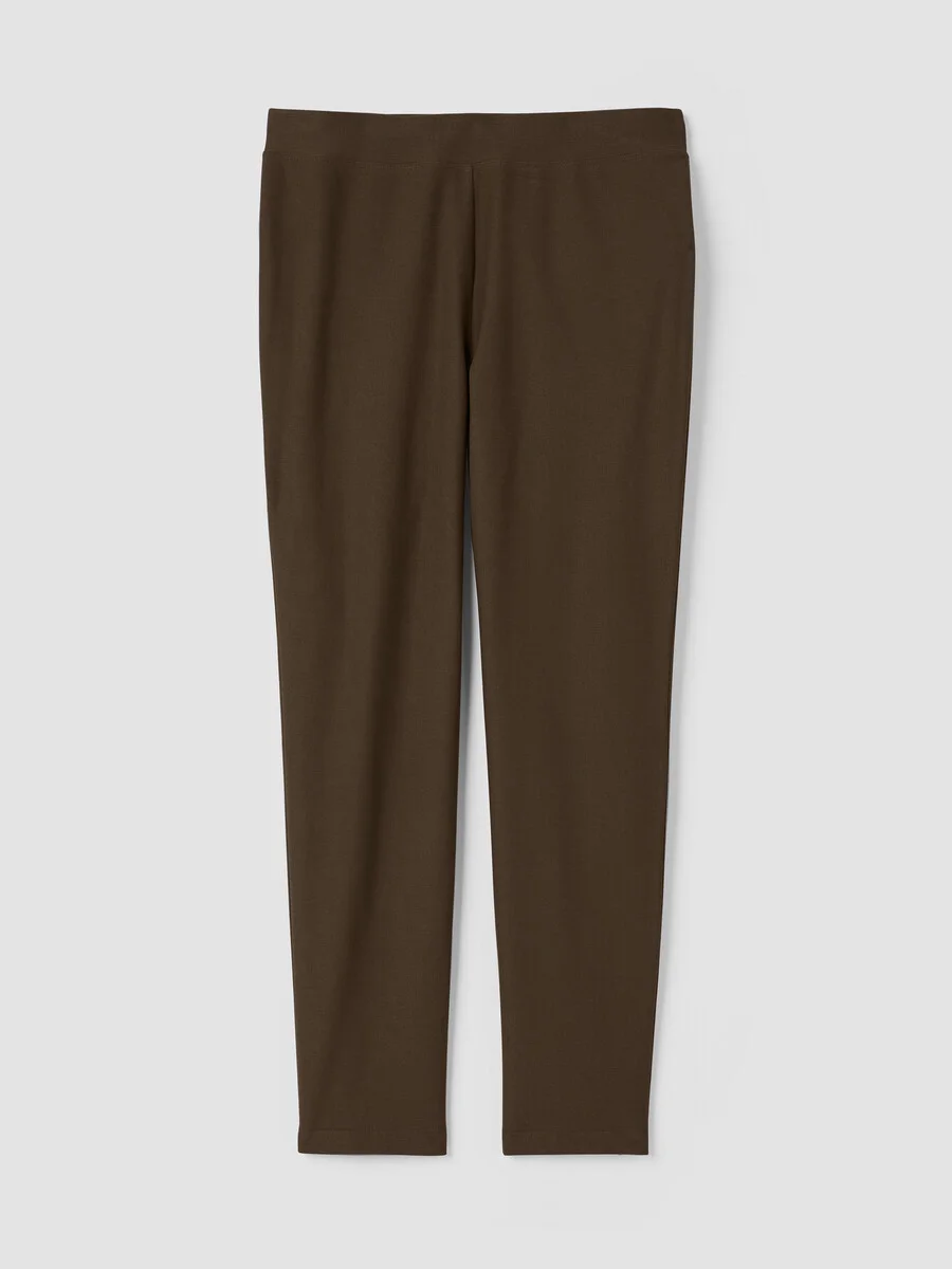 Washable Stretch Crepe Slim Pant - 1