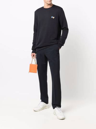 Paul Smith logo-print crew-neck sweatshirt outlook