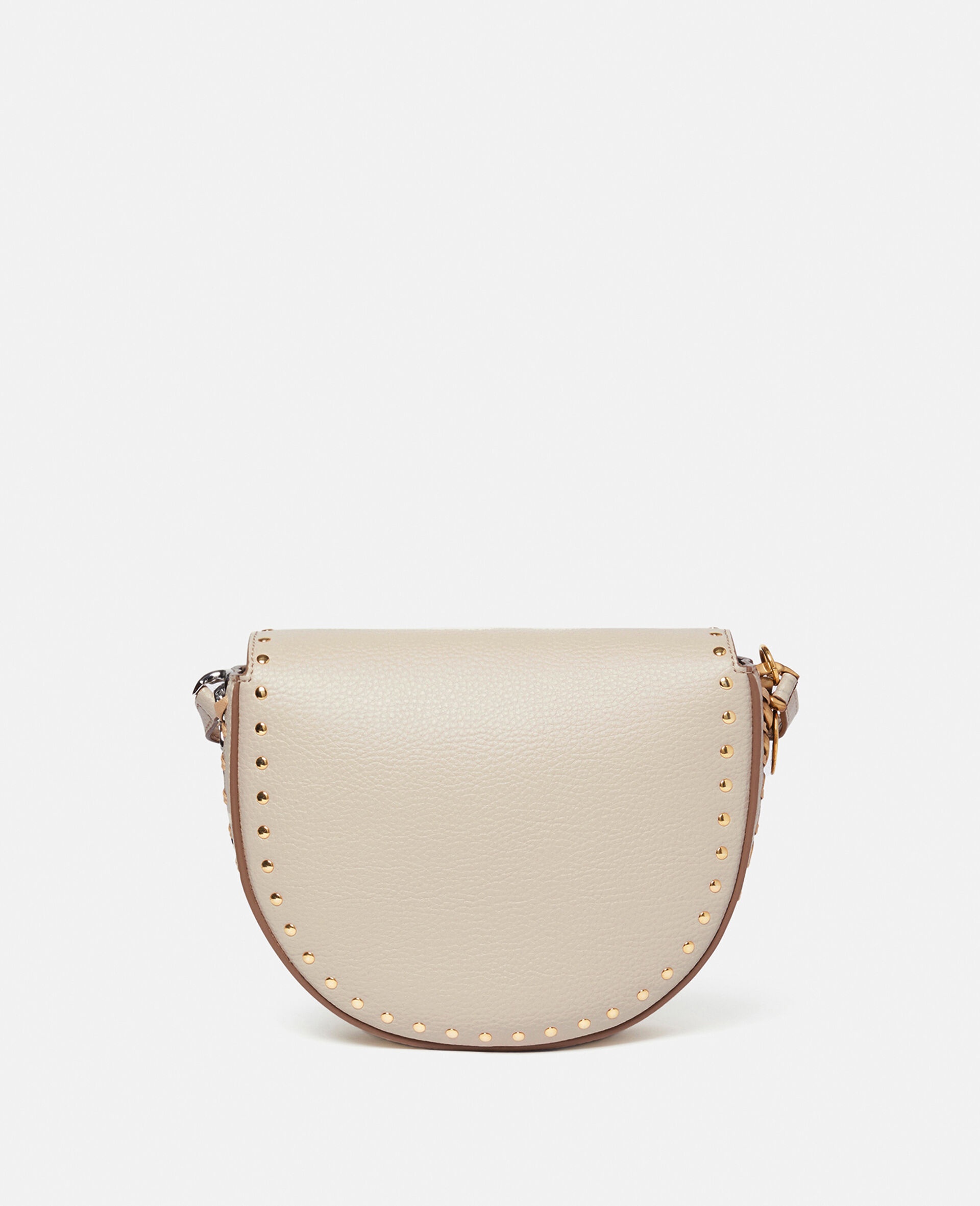 Frayme Studded Grainy Alter Mat Medium Flap Shoulder Bag - 4