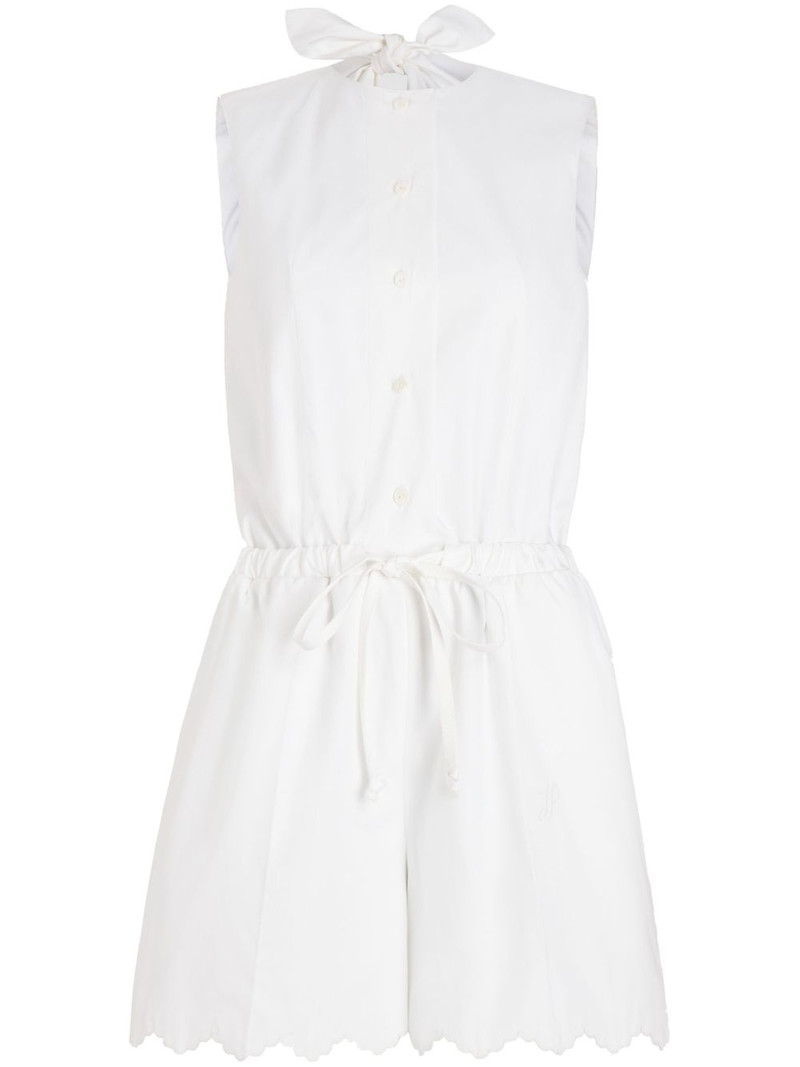 open-back poplin playsuit 1