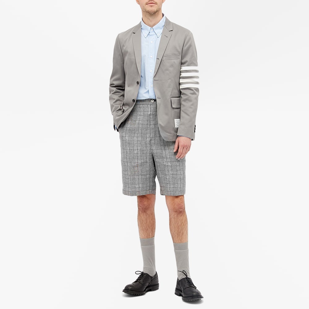 Thom Browne Crisp Check Linen Short - 7