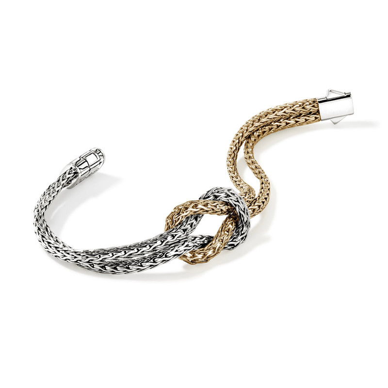 JOHN HARDY Love Knot Bracelet, Gold, Sterling Silver, 7MM outlook