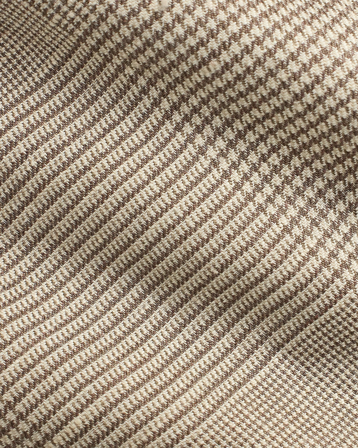Men's Linen and Mulberry Silk Glen Plaid Tie - 5