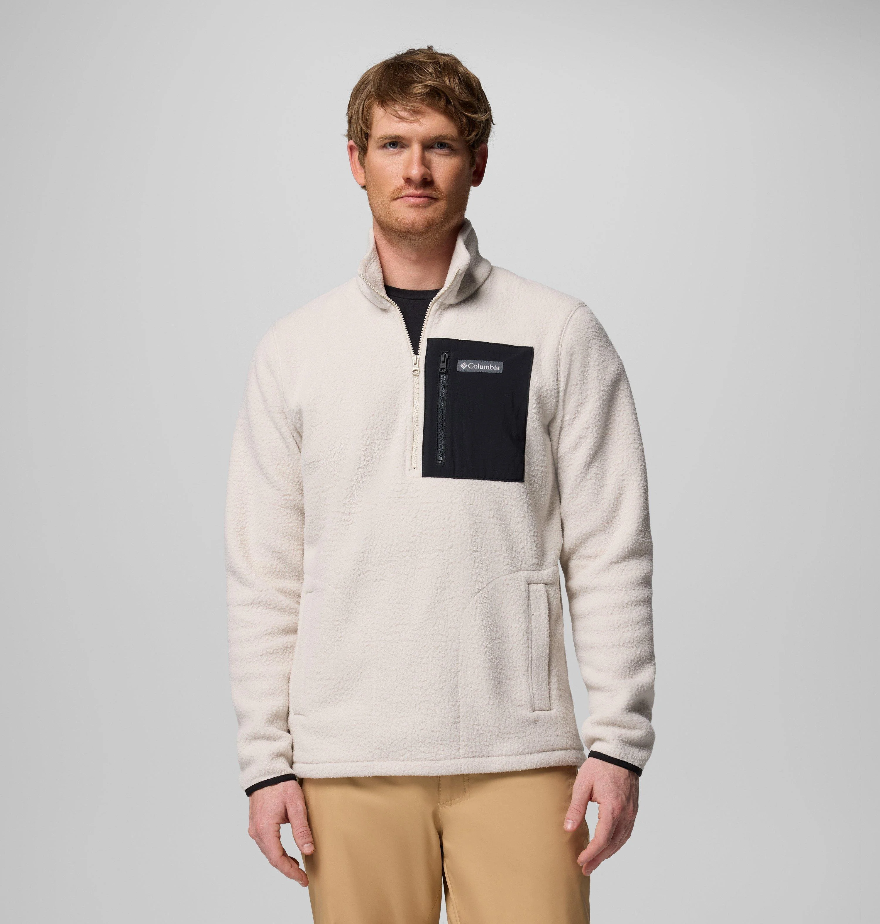 Men's Jasper Ridge Pebbled Half Zip Fleece - 1
