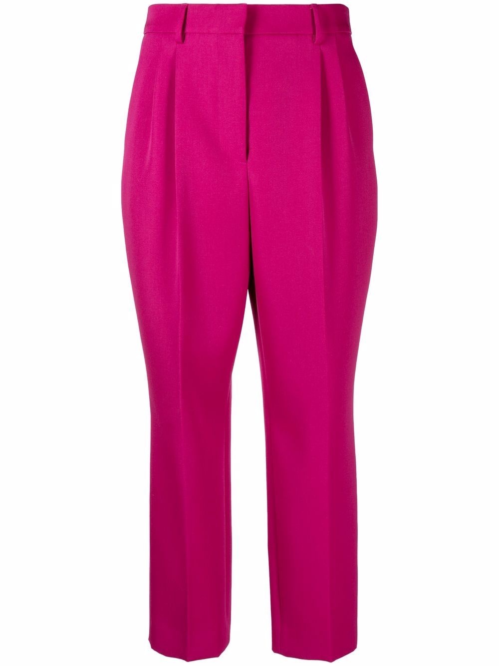 straight-leg palazzo trousers - 1