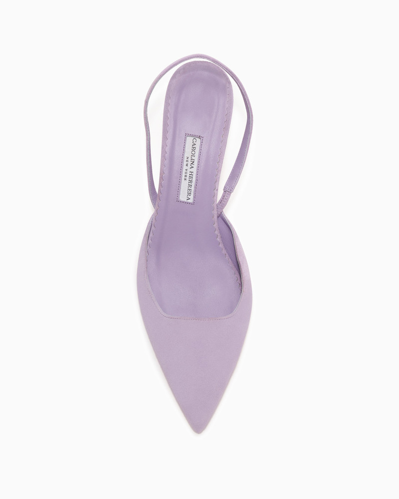 Slingback Kitten Heel in Suede 1