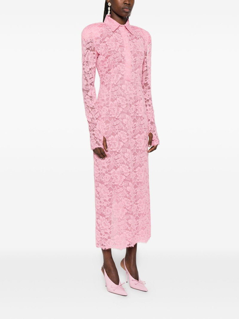 floral-lace polo-collar dress 3