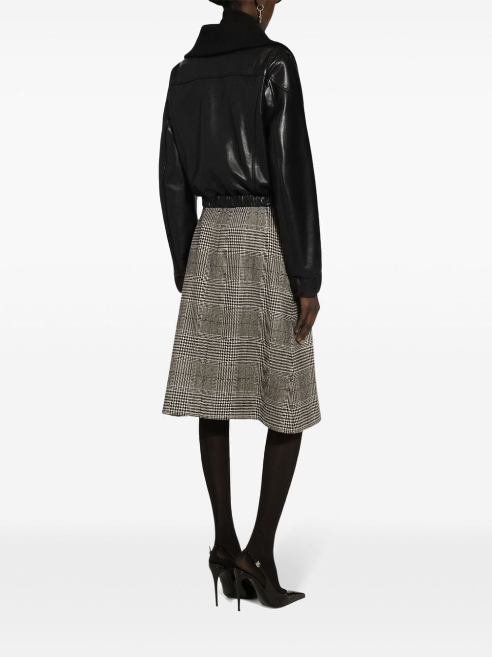 tartan check skirt - 4