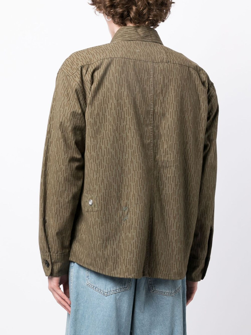 motif-embroidered cotton shirt 4