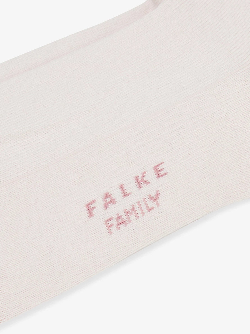 FALKE Family brand-print stretch-cotton blend socks outlook
