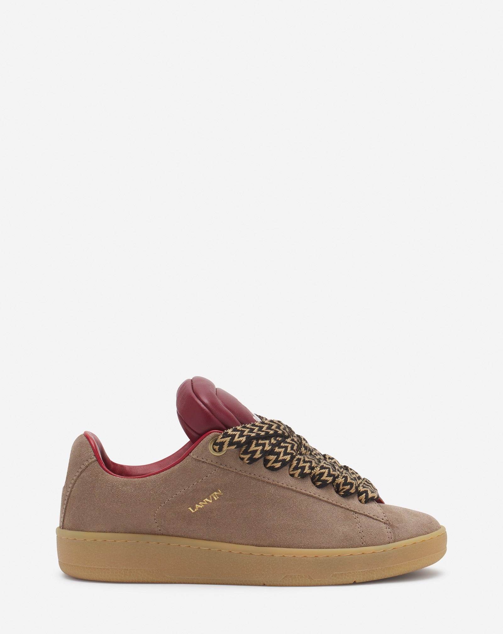 LANVIN X FUTURE HYPER CURB SNEAKERS IN LEATHER AND SUEDE FOR WOMEN - 1