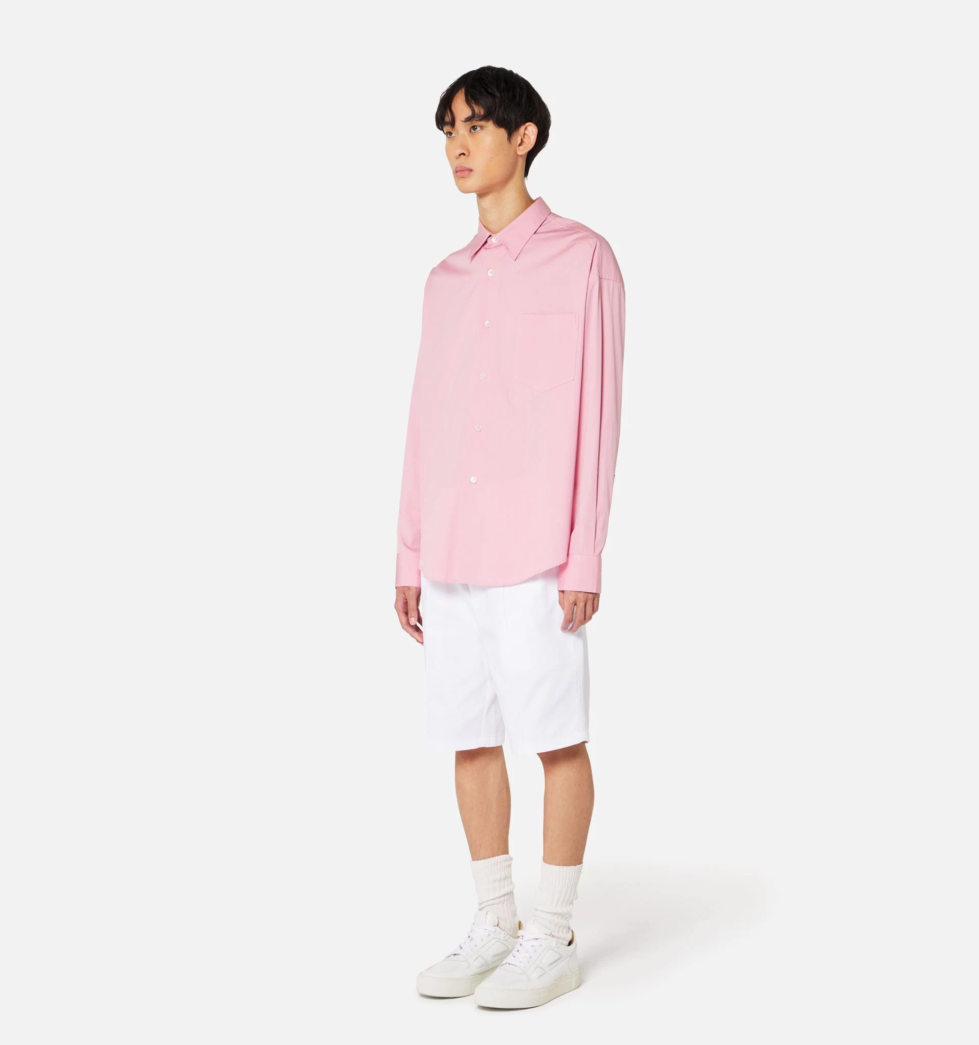 Shirt With Ami Satin Label - 2