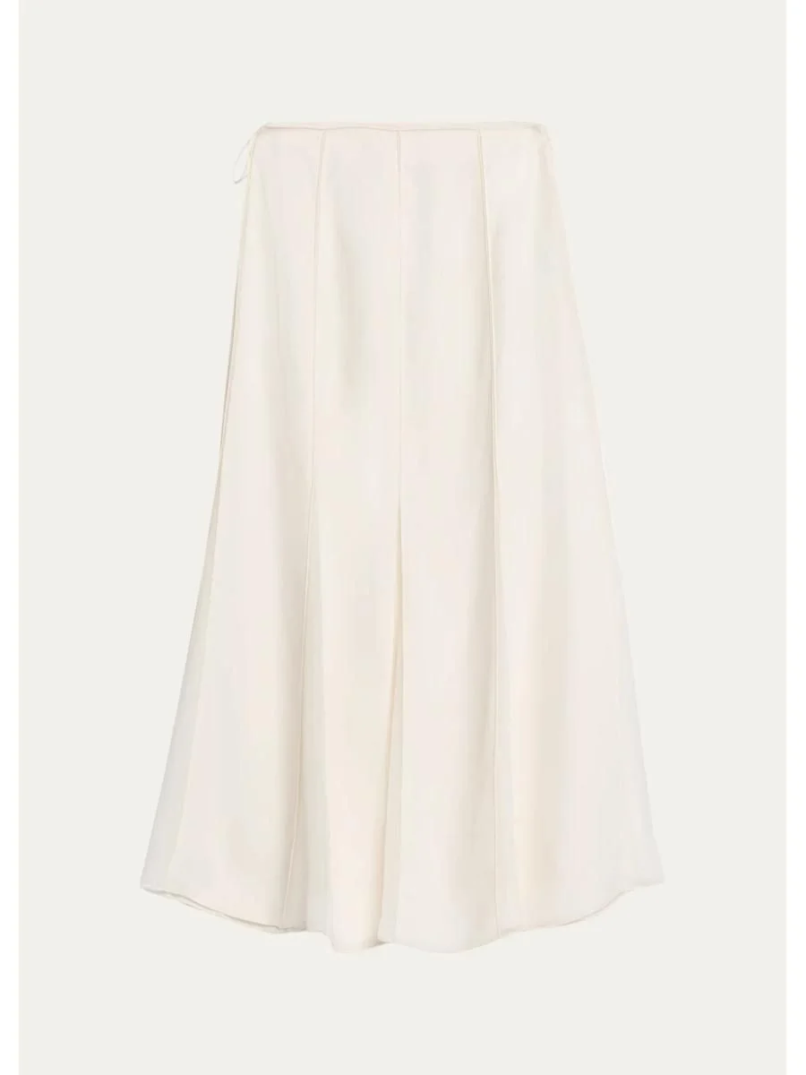 Elia Pleated Midi Skirt - 1