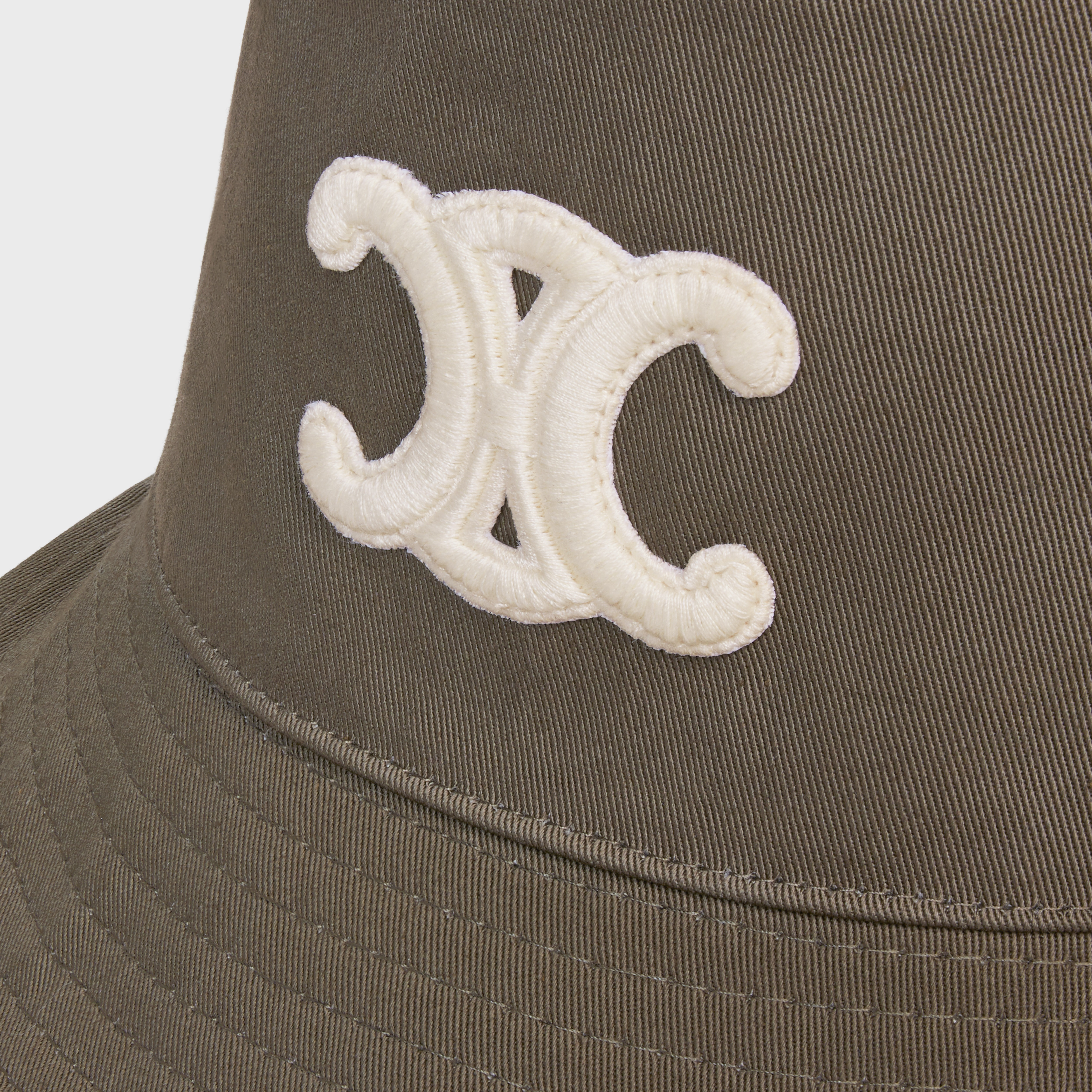 TRIOMPHE BUCKET HAT IN COTTON - 3