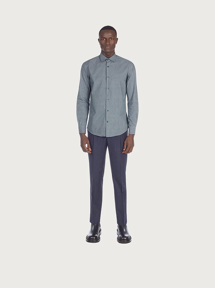 LONG SLEEVED COTTON SHIRT - 3
