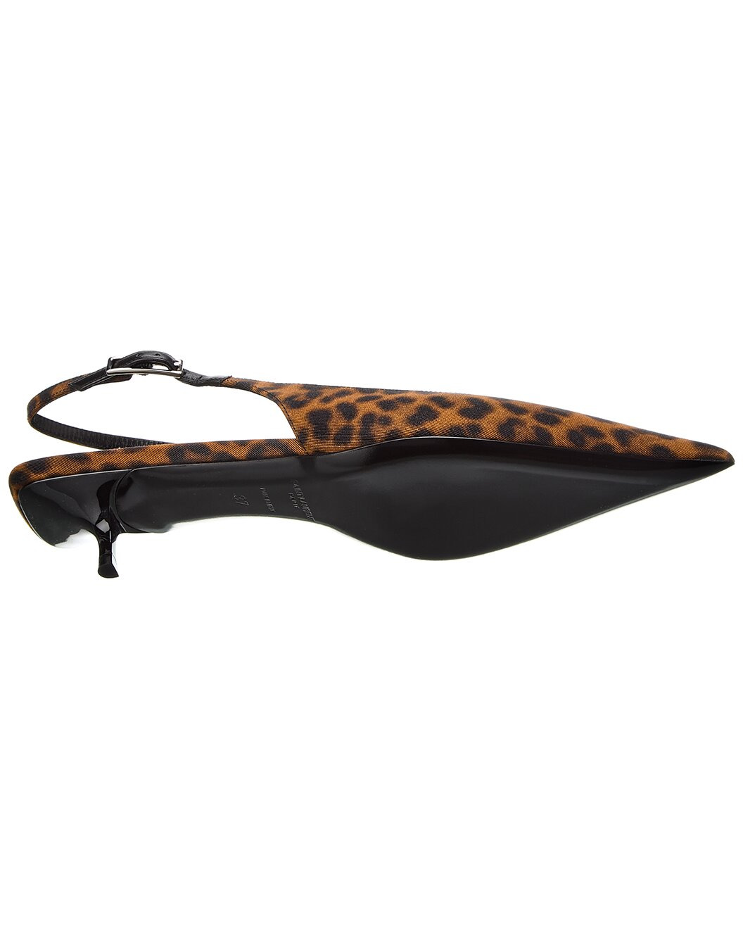 Saint Laurent Quarida 30 Grosgrain Slingback Pump - 4