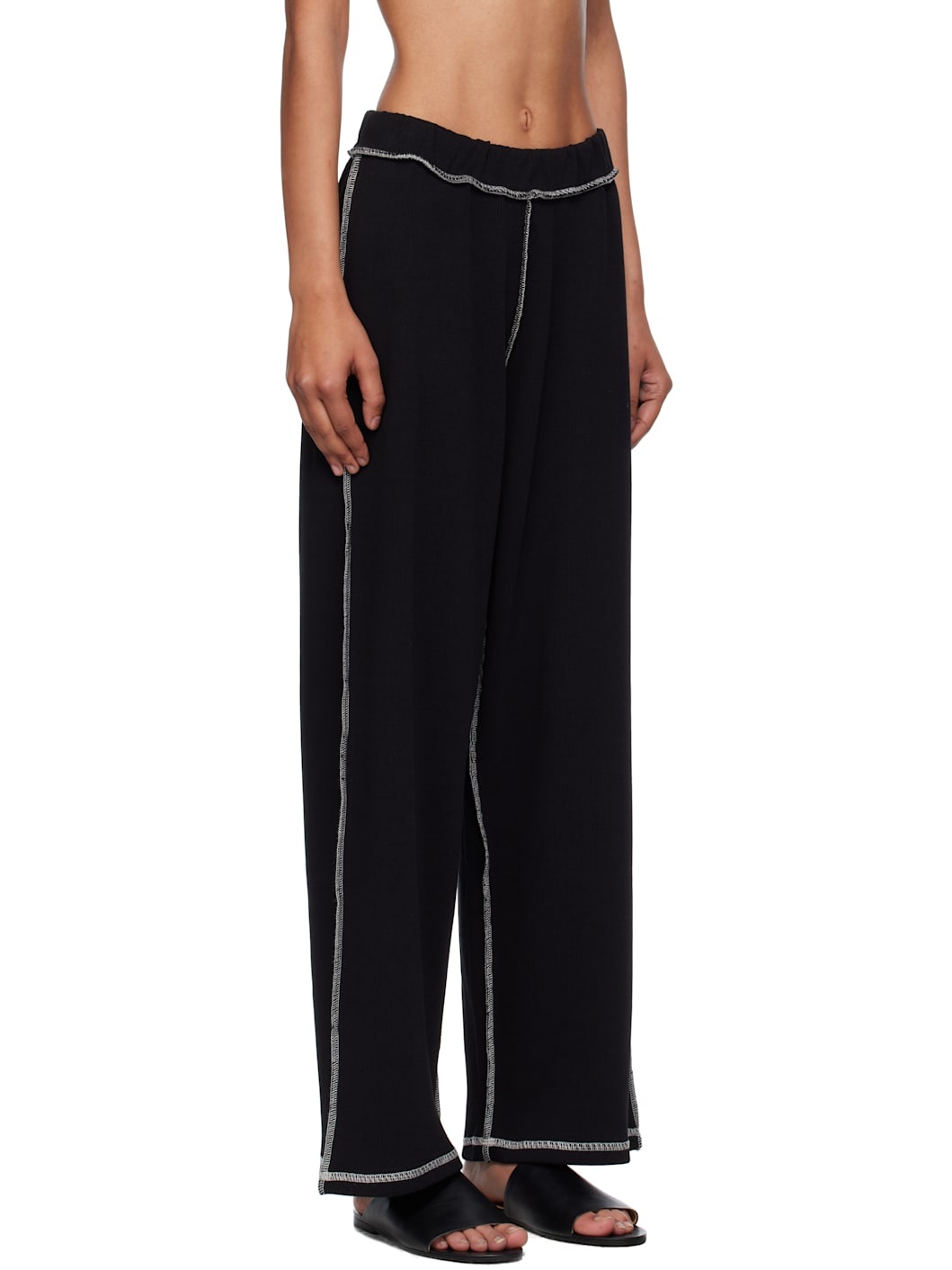 Black Camer Lounge Pants - 2