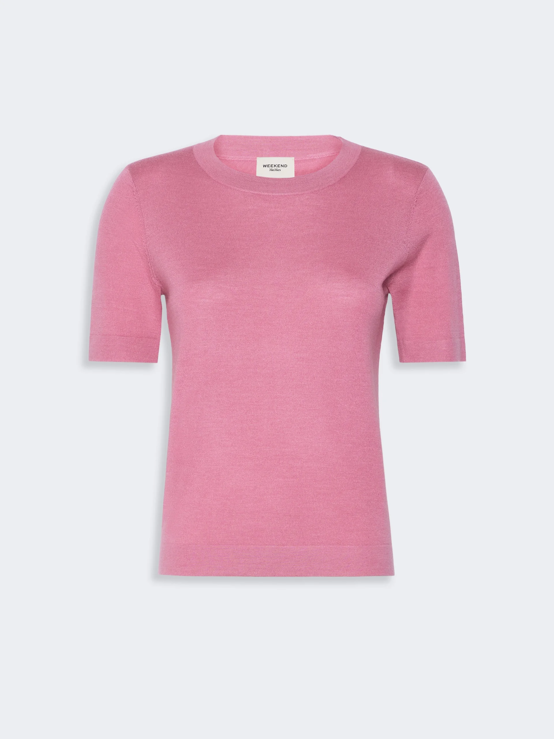 TAPIOCA Wool, silk and cashmere sweater - RASPBERRY - 1