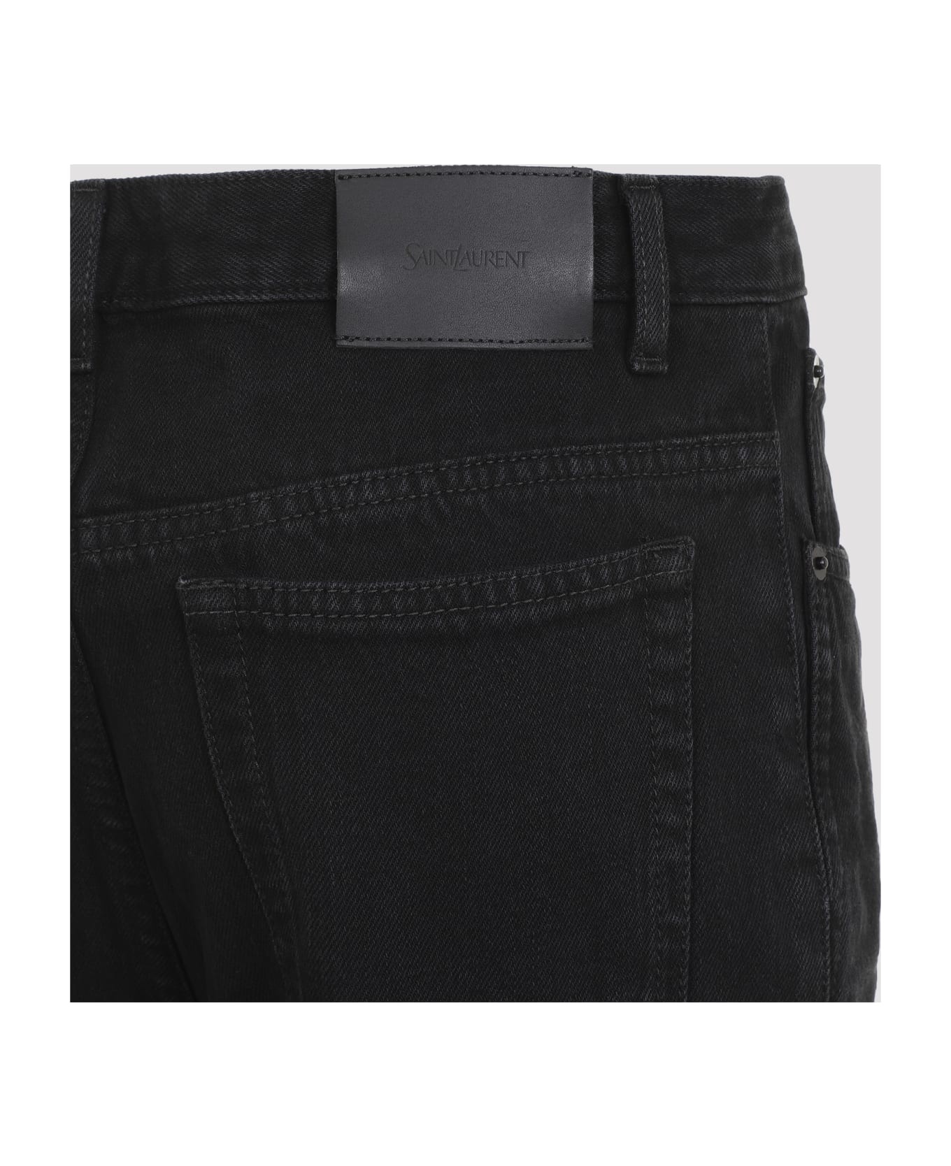 Mid Rise Straight Jeans - 5