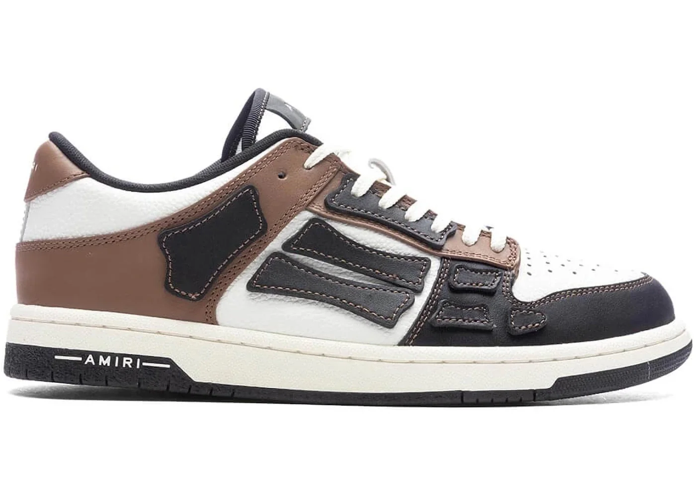 AMIRI Skel Top Low Black Brown - 1