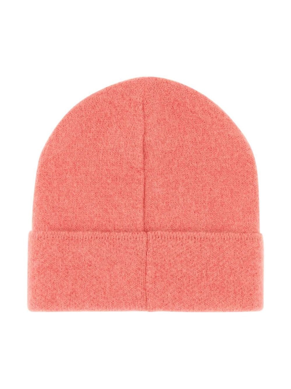 logo-patch knit beanie - 2