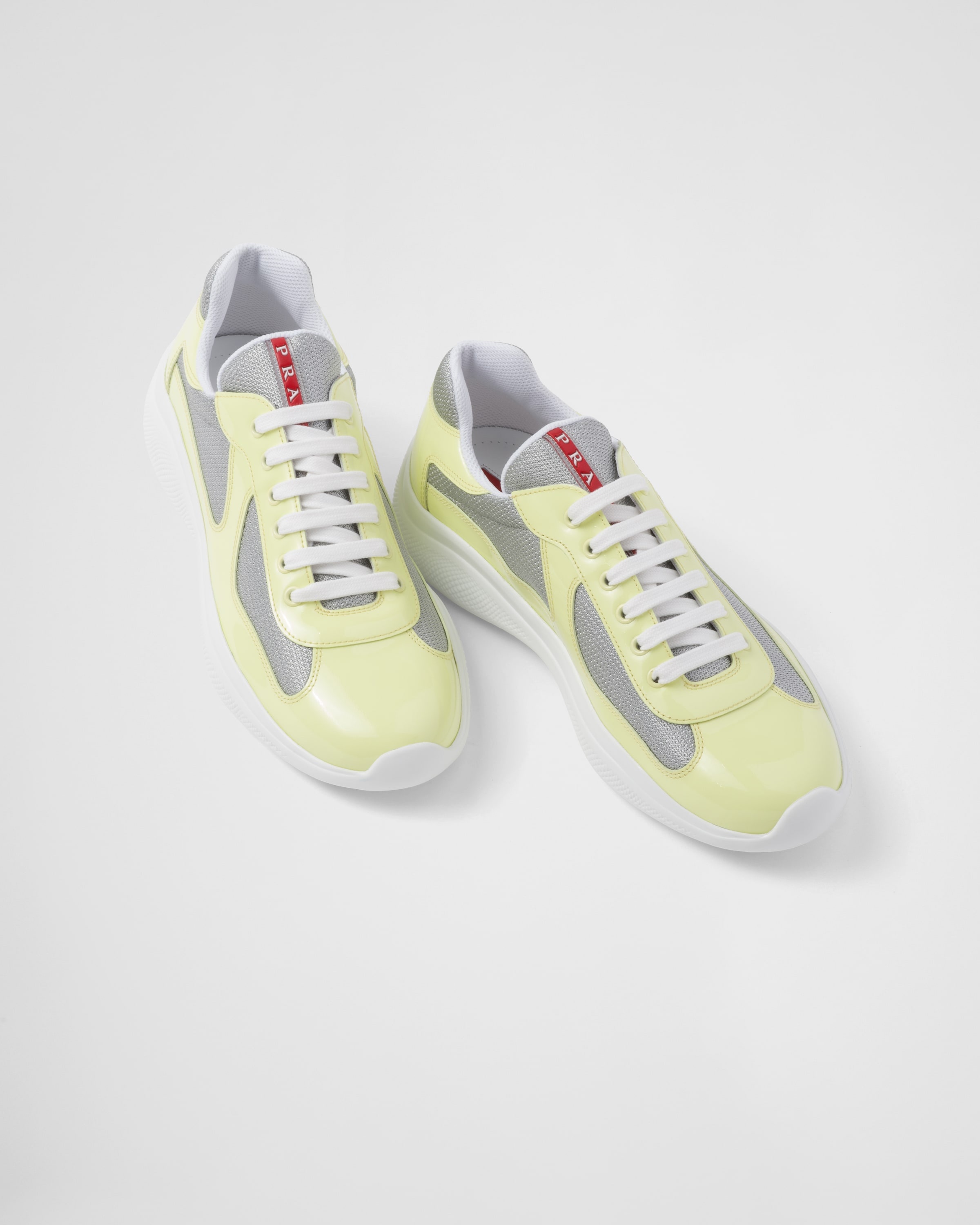 Prada America's Cup patent leather and bike fabric sneakers - 4