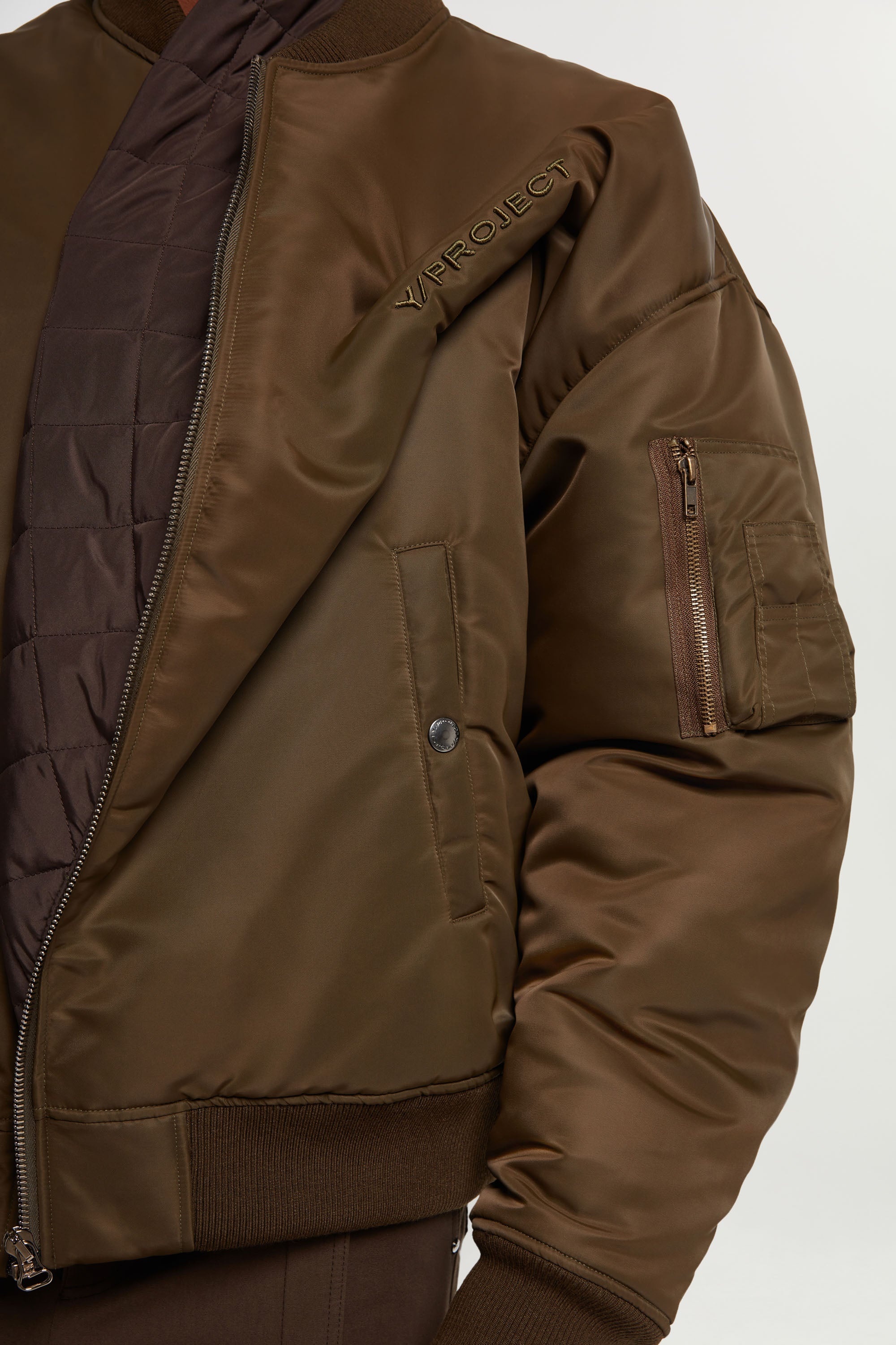 Pinched Logo Bomber - 7