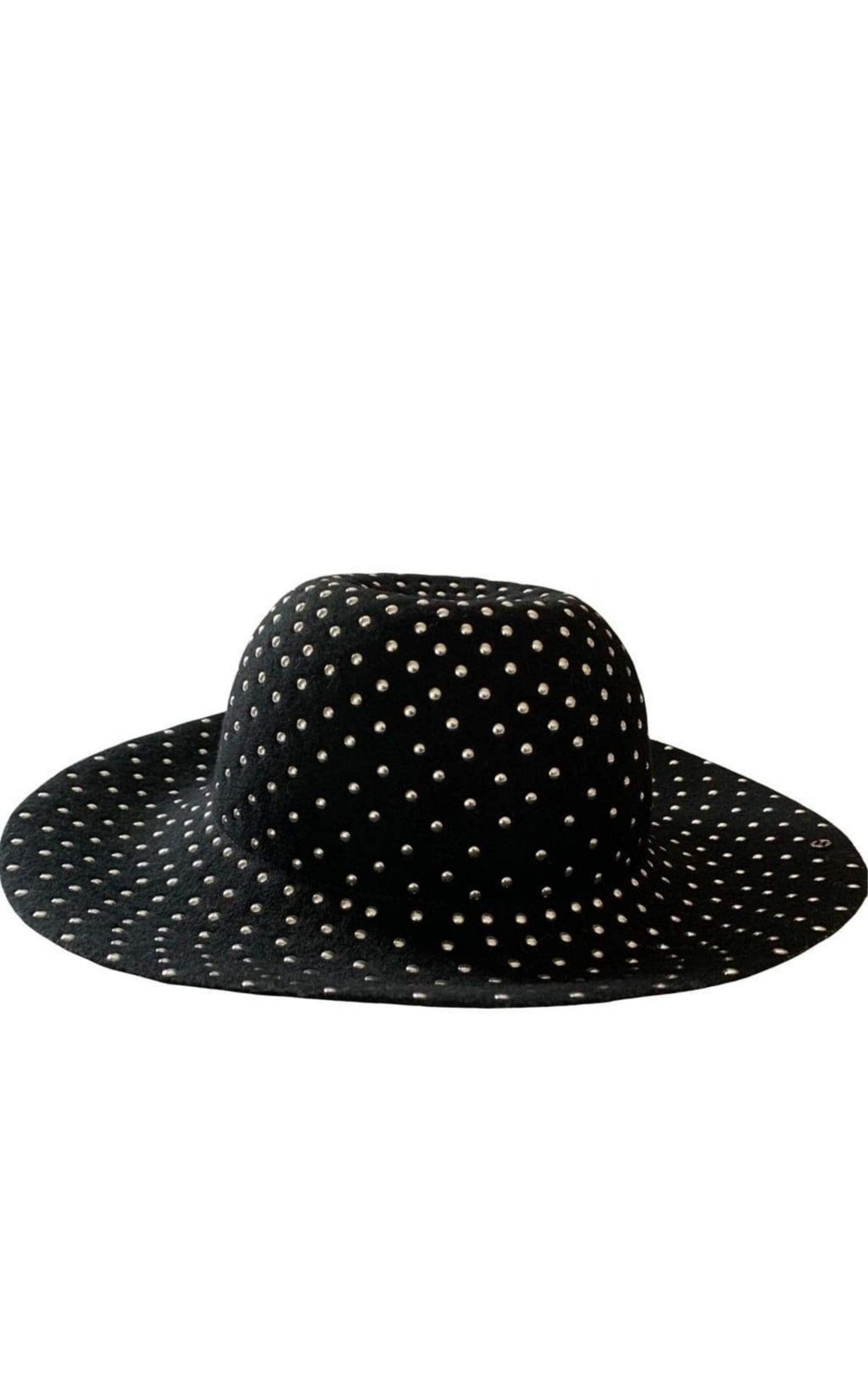 Studded Wool-felt Wide Brim Hat - 3